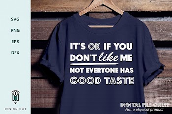It's OK if you don't like me - SVG file