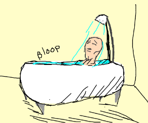 It sounds like farting in a bathtub - Drawception