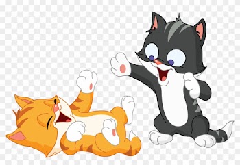 It Was A Beautiful Spring-like Day On Saturday, 1/20, - Kittens Playing Clip Art