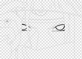 Itachi LINE ART transparent background PNG clipart
