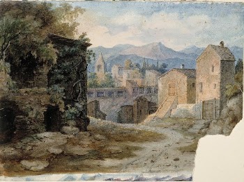 Italialainen vuoristokaupunki, 1830 - 1873, | Free Photo - rawpixel