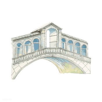 Italian bridge | Free stock vector - 380634