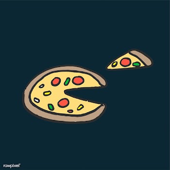 Italian cheese pizza graphic illustration | Free stock vector - 439732