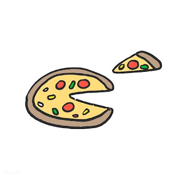 Italian cheese pizza graphic illustration | Free stock vector - 439736