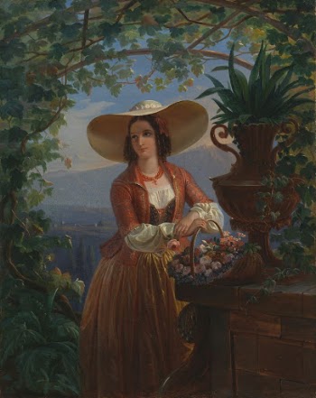 Italian flower-girl, 1845, by Robert | Free Photo - rawpixel