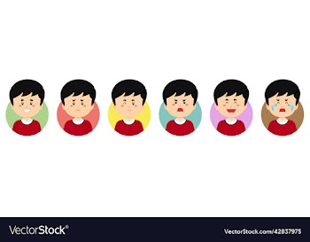 italians avatar with various expression