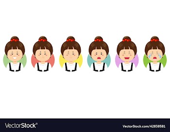 italians avatar with various expression
