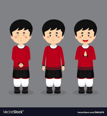 italians character with various expression