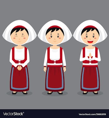 italians character with various expression