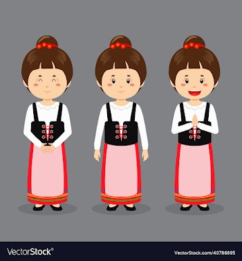 italy character with various expression