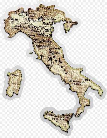 Italy Map Icon - ITALY Map 
