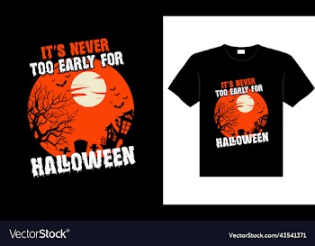 its never too early for halloween
