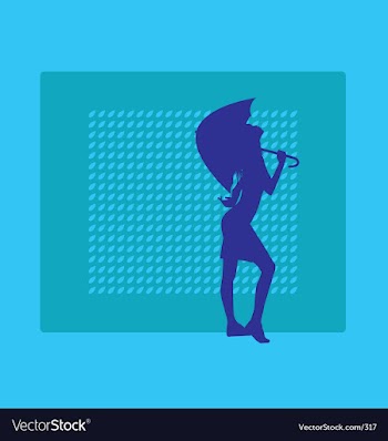 Its raining vector image
