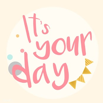 Its your day typography vector | Free stock vector - 508601