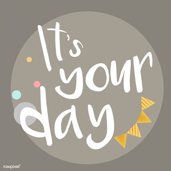 Its your day typography vector | Free stock vector - 508656