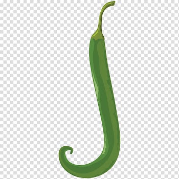 J English alphabet Vegetable Letter Vegetal, J transparent background PNG clipart