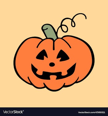 jack head lantern as sticker print or pattern