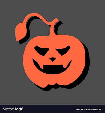jack head lantern as sticker print or pattern