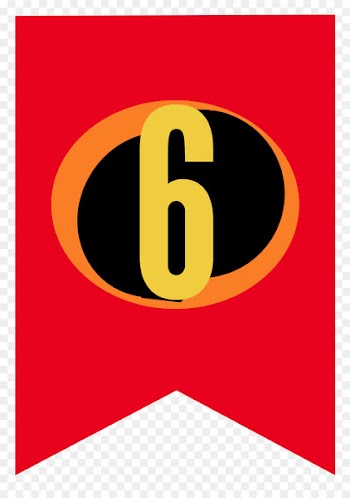 Jack-Jack Parr The Incredibles Party Mr. Incredible Birthday - barner pattern 