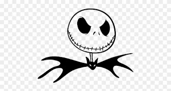 Jack Nightmare Before Christmas Face For Kids - Jack Skellington