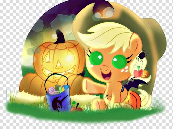 Jack-o'-lantern Applejack Pumpkin Halloween , pumpkin transparent background PNG clipart
