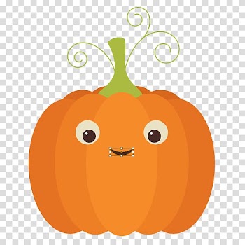Jack-o-lantern Big Pumpkin Calabaza , Cute Pumpkin File transparent background PNG clipart