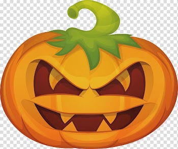 Jack-o'-lantern Calabaza Halloween , Pumpkin face transparent background PNG clipart