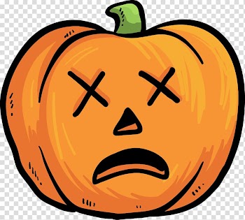 Jack-o'-lantern Calabaza Kabocha Pumpkin , Funny pumpkin head expression material transparent background PNG clipart