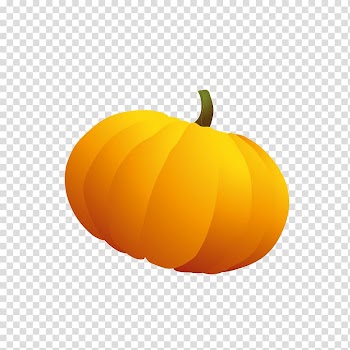 Jack-o'-lantern Calabaza Kabocha Pumpkin Gourd, Cartoon color three-dimensional pumpkin transparent background PNG clipart