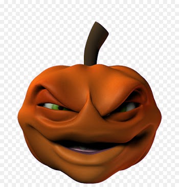 Jack-o'-lantern Calabaza Mouth Snout - nasty easter bunny 