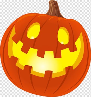 Jack-o'-lantern Calabaza Pumpkin Halloween Winter squash, Cute Halloween pumpkin transparent background PNG clipart