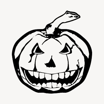 Jack'o'lantern clipart, vintage hand drawn | Free Vector - rawpixel