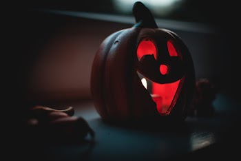 Jack-o-lantern Decor Near Window