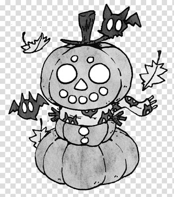 Jack-o'-lantern Drawing Vertebrate , taeyong jack frost halloween transparent background PNG clipart