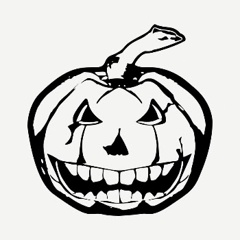Jack'o'lantern drawing, vintage illustration psd. | Free PSD - rawpixel
