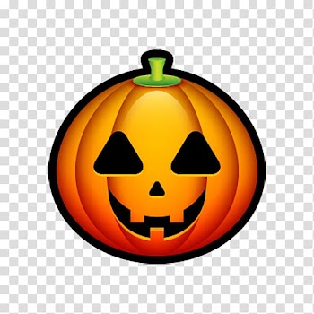 Jack-o\'-lantern Emoji Symbol Halloween Computer Icons, Emoji transparent background PNG clipart