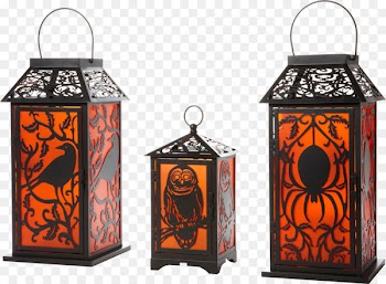 Jack-o-lantern Halloween Clip art - Horror lantern 