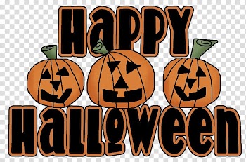 Jack-o'-lantern Halloween Word Holiday Fruit, Halloween transparent background PNG clipart