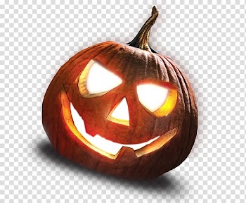 Jack o' lantern, Jack-o'-lantern Halloween Pumpkin Calabaza, Halloween pumpkins transparent background PNG clipart