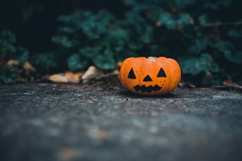 Jack-o-lantern on Floor