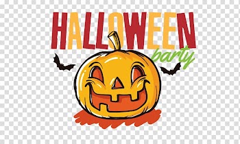 Jack-o'-lantern Party Halloween Pumpkin Walk , Halloween Bash transparent background PNG clipart