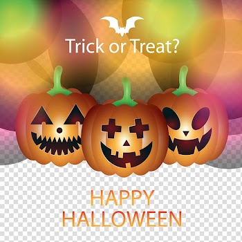 Jack-o-lantern, Pumpkin Bokeh background transparent background PNG clipart