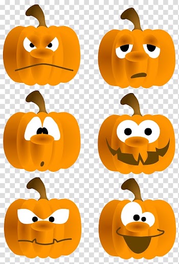 Jack-o'-lantern Pumpkin Drawing , painted pumpkin transparent background PNG clipart