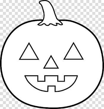 Jack-o-lantern Pumpkin Halloween , Black And White Halloween transparent background PNG clipart