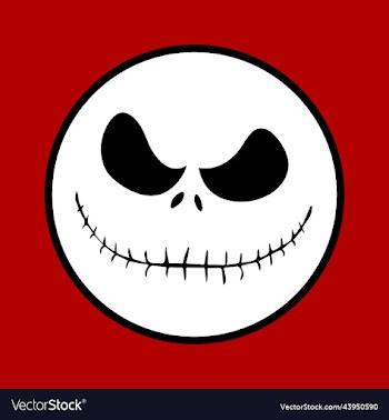 jack skellington as sticker print or pattern