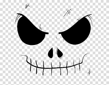 Jack Skellington Calavera Halloween Drawing Jack-o\'-lantern, Skull color transparent background PNG clipart