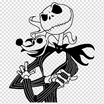 Jack Skellington illustration, Jack Skellington Sally YouTube Art Drawing, series transparent background PNG clipart