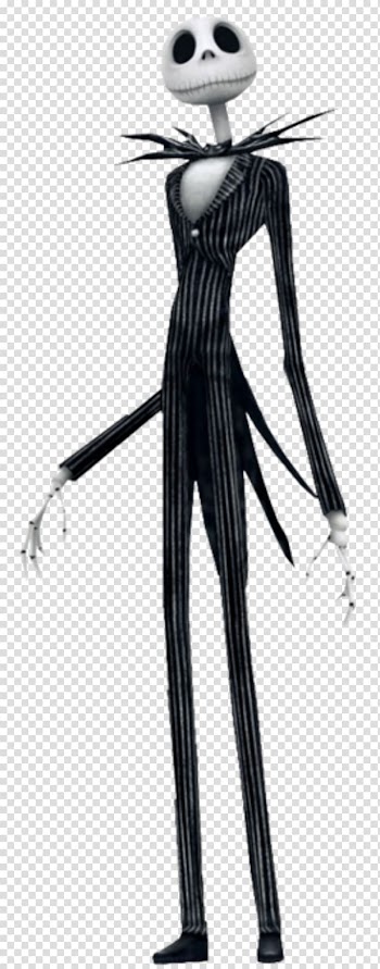 Jack Skellington Kingdom Hearts II Kingdom Hearts: Chain of Memories Kingdom Hearts 358/2 Days, kingdom hearts transparent background PNG clipart