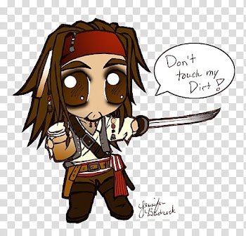 Jack Sparrow, pirate animated transparent background PNG clipart