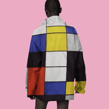 Jacket mockup, abstract retro outerwear | Free PSD Mockup - rawpixel